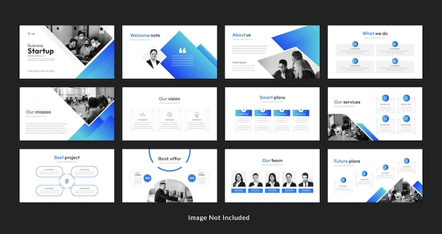 PowerPoint-presentatie voor het opstarten van een bedrijf