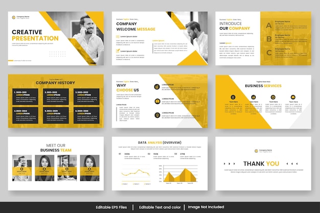 Powerpoint Presentation template for promotion advertising flyer brochure product