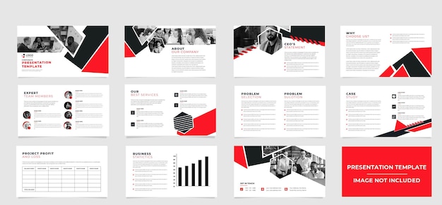 A powerpoint presentation that has a red and black background