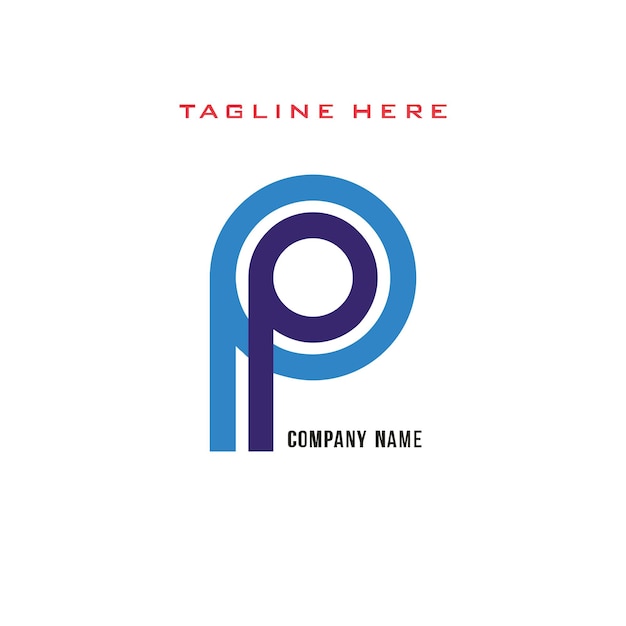 Логотип с надписью pp прост, понятен и авторитетен.