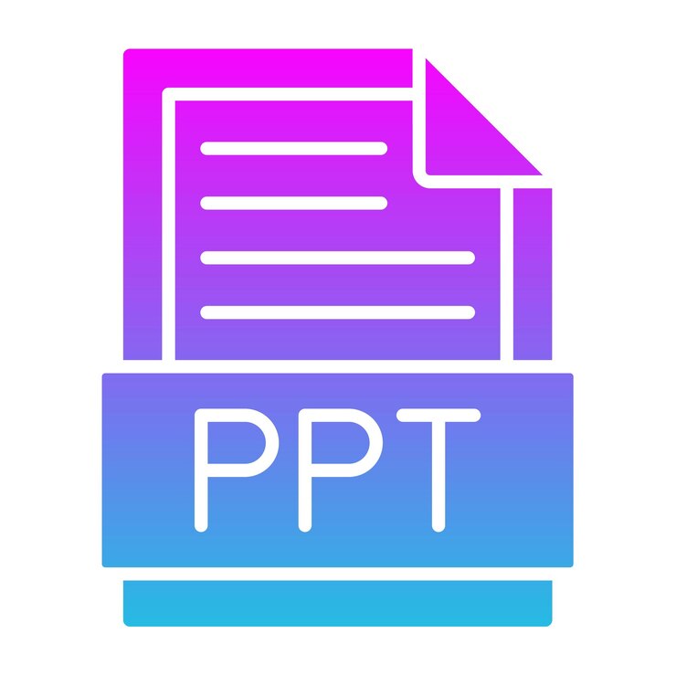 Vector ppt icon