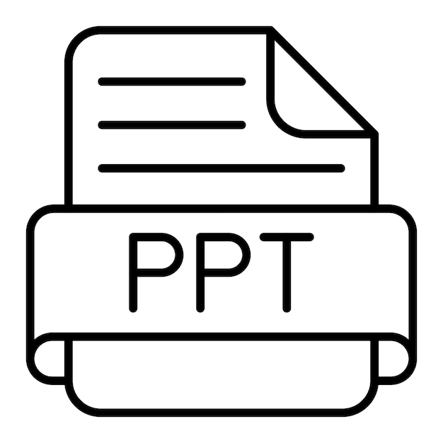 Vector ppt icon