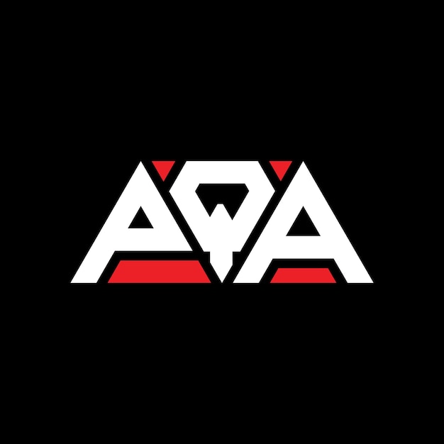 pqa triangle letter logo design with triangle shape pqa triangle logo design monogram pqa triangle vector logo template with red color pqa triangular logo simple elegant and luxurious logo pqa