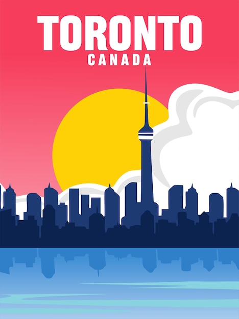 Prachtig uitzicht op de stad Toronto, Canada.