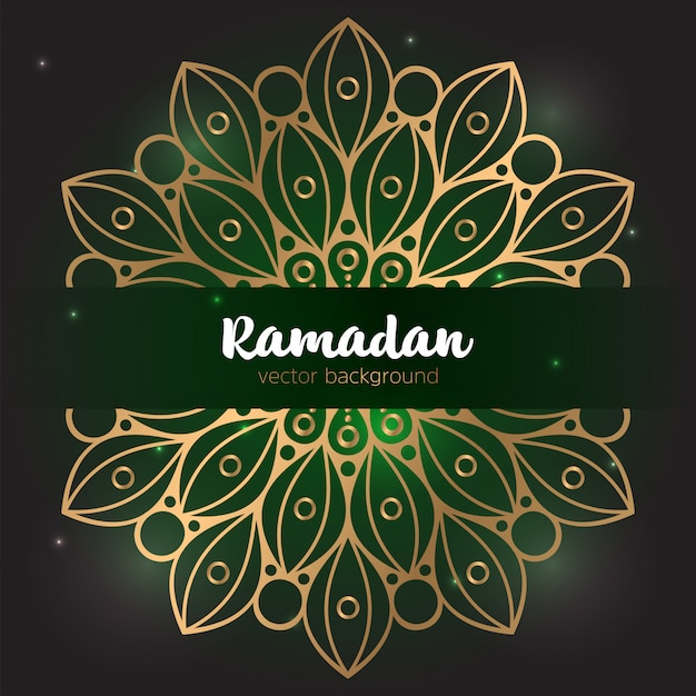 Vector prachtige gouden mandala. arabesque islamitisch ontwerp.