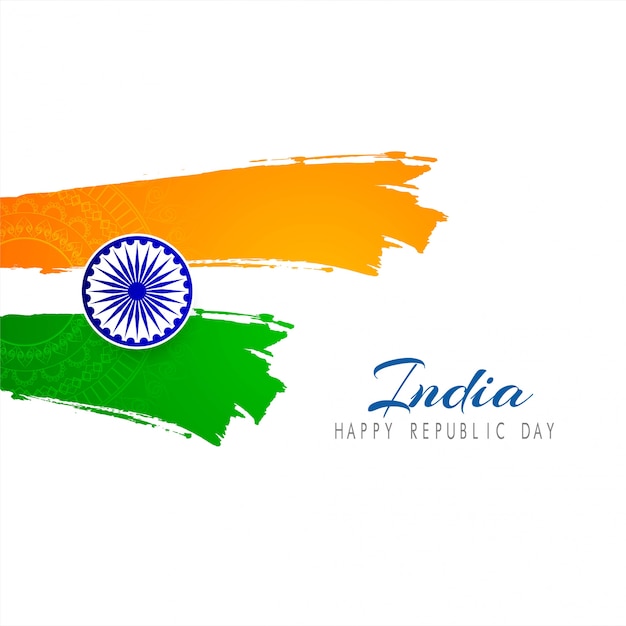 Prachtige Indiase vlag thema vector achtergrond