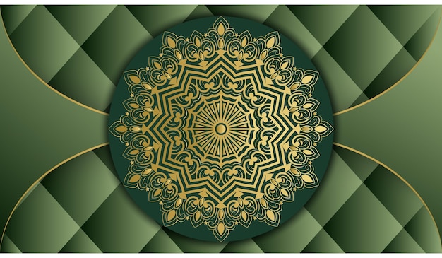 Prachtige mooie uitnodigingskaart met bloemenmandala. Koninklijke siermandala ontwerpachtergrond