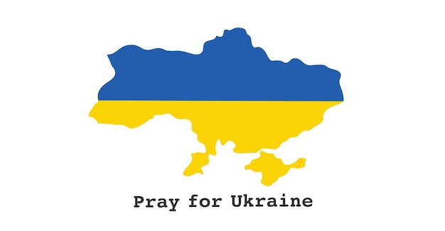 Молись за Украину. Патриотическое знамя Украины. Война на Украине.