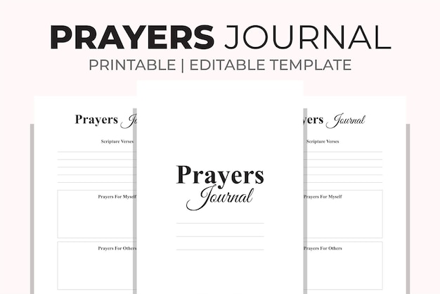 Vector prayers journal kdp interior