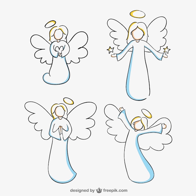 Praying angel