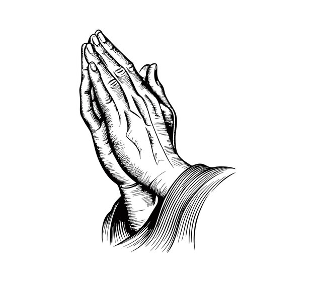 Praying Hands in Devotion