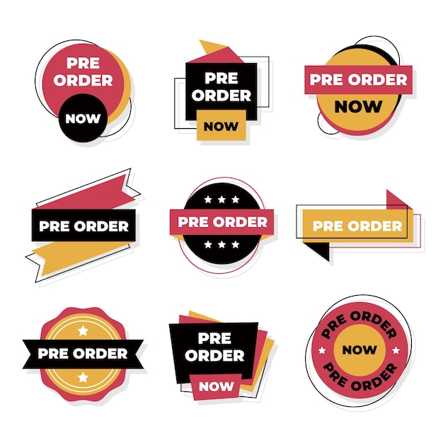 Vector pre-order labels collection