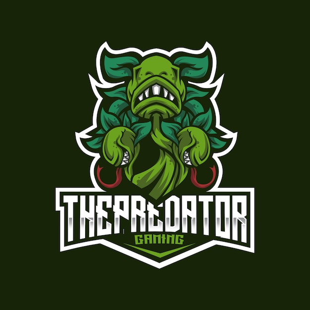 The Predator Esportのロゴのテンプレート