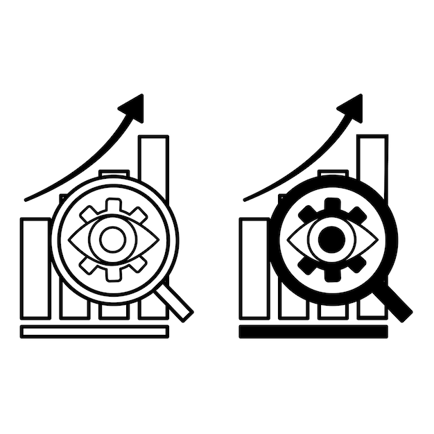 Predictive analytics icons