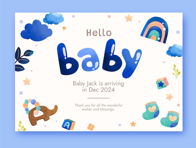 pregnancy announcement template design