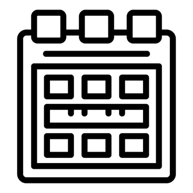 Vector pregnancy control icon outline vector oral contraceptive