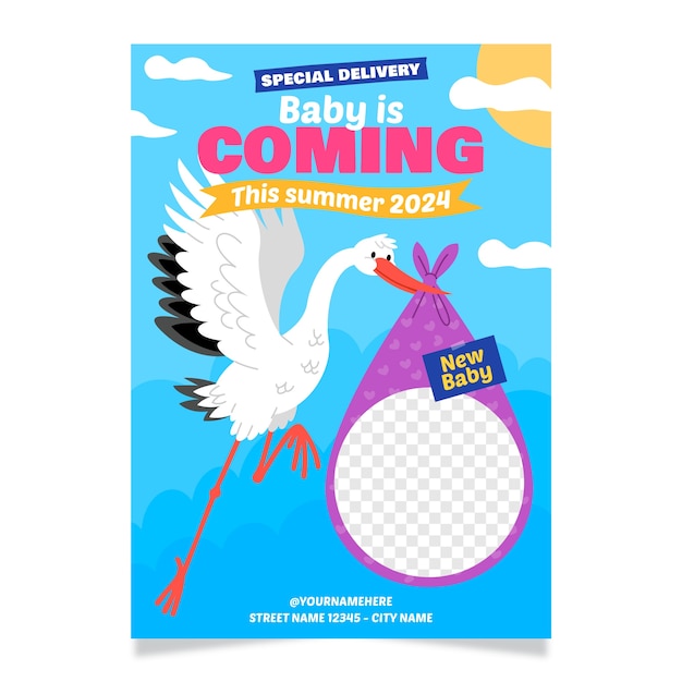 pregnancy invitation template