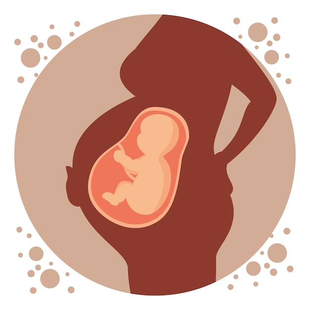 Pregnancy newborn baby icon