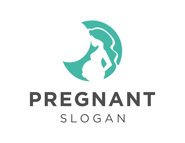 Pregnant logo design