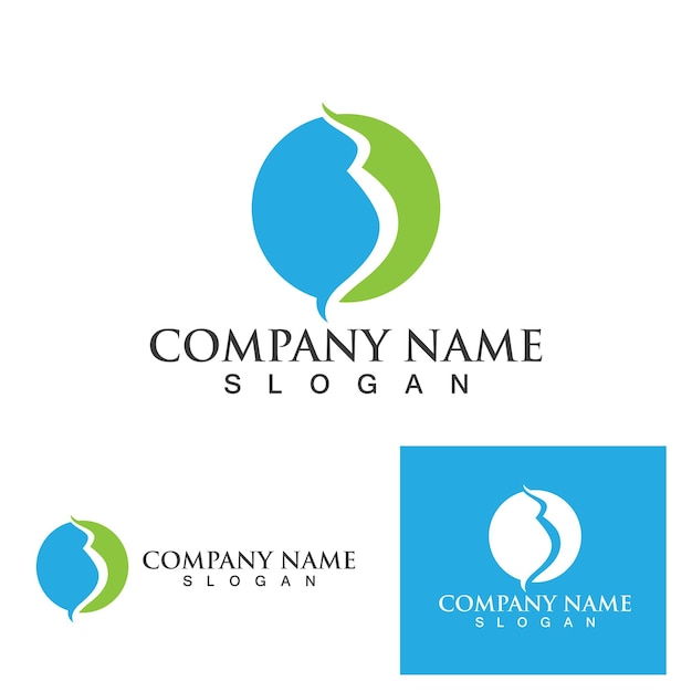 Pregnant logo template vector icon illustration design