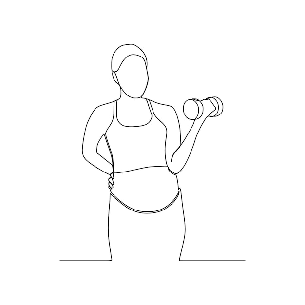 Premium Vector Pregnant Woman Continuous Line Drawing 