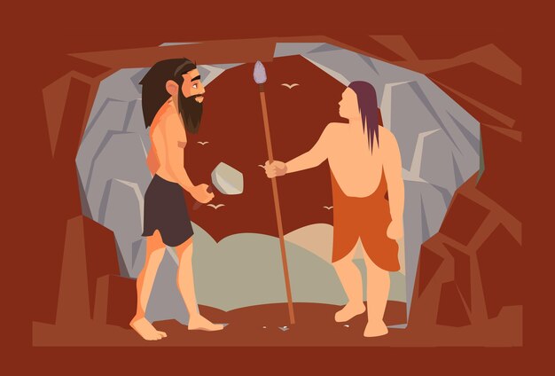 Prehistorie Concept Illustratie Stijlvol en mooi
