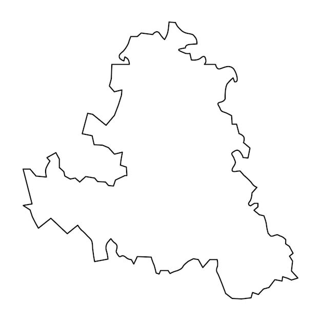 Preili Gemeente kaart administratieve indeling van Letland Vector illustratie