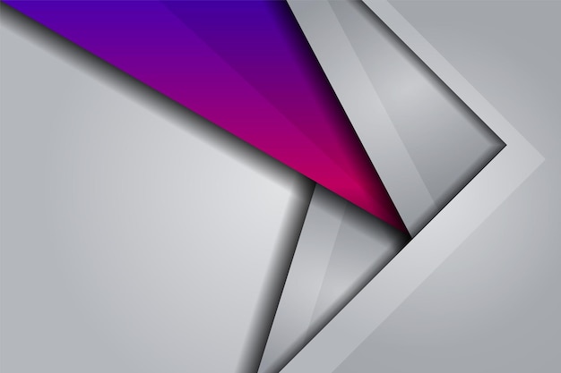 Premium abstract modern minimalist overlap gradient purple pink on white clean background