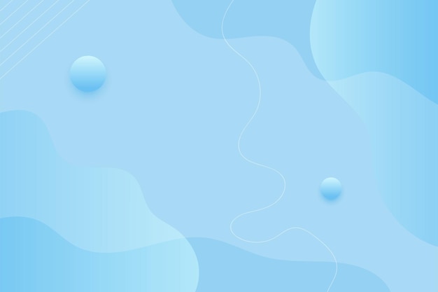 Premium blauwe golvende achtergrond met kleurverloop. vector illustratie