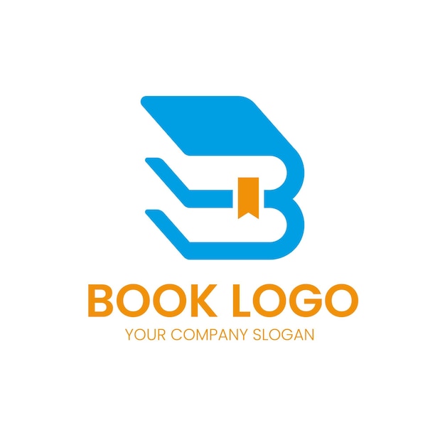 Premium Book Logo met boekmerk