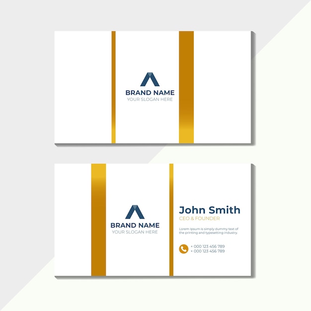 Vector premium business cards