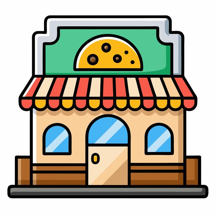 Vector premium cheese shop vector icon design