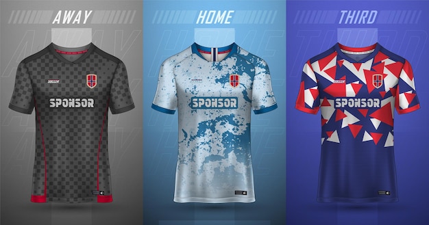 Premium collection of soccer jerseys