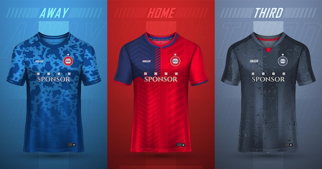 Premium collection of soccer jerseys