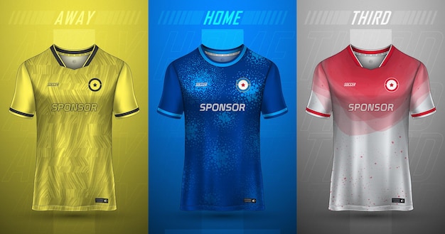 Premium collection of soccer jerseys