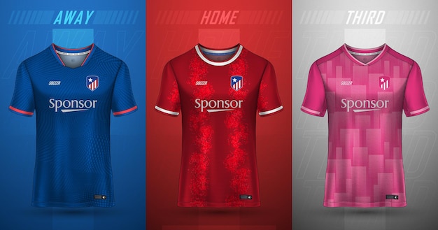 Premium collection of soccer jerseys