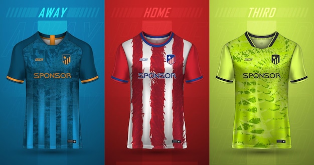 Premium collection of soccer jerseys