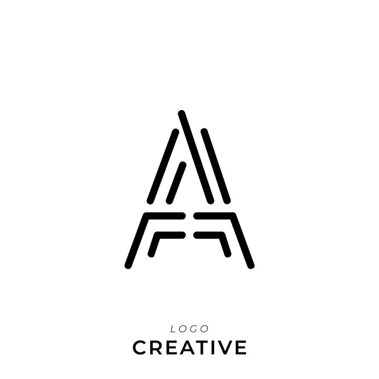 A Premium Creative Latter Logo Design Company Branding Logo Logo Design Vector illustration