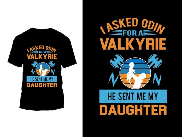 Premium design daughter t shirt design