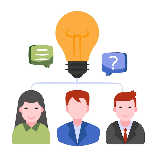 Premium download icon of creative team