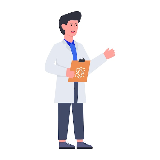 Premium download icon of scientist