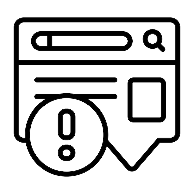 検索警告のプレミアムダウンロードアイコン
