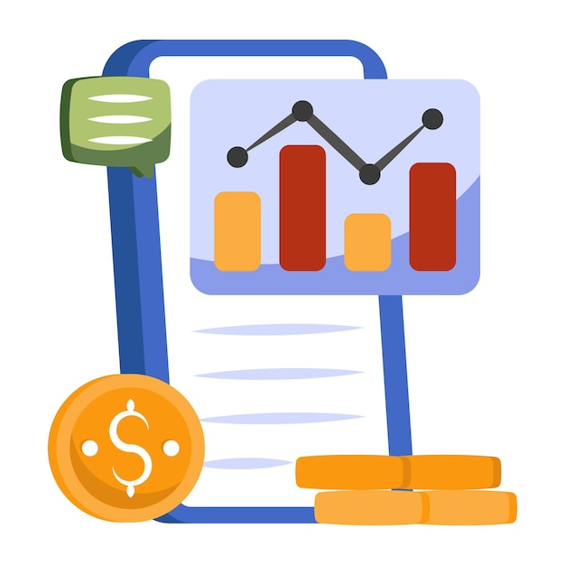Premium download icoon van mobiele analytics