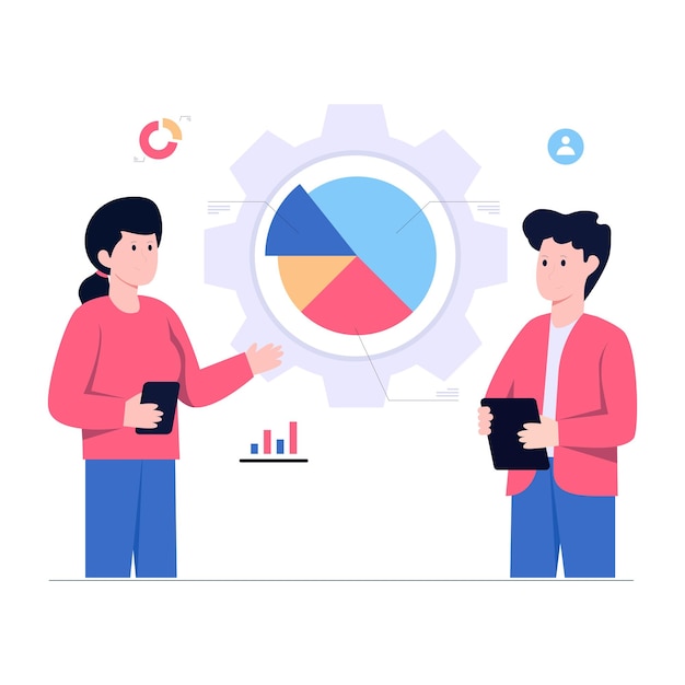 Premium download illustration of data management