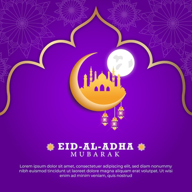 Premium eid al adha social media design