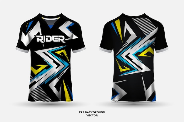 Premium en moderne sport jersey ontwerp achtergrond vector