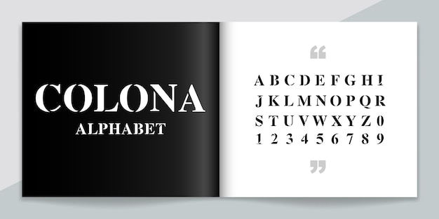 Premium font and alphabet set.