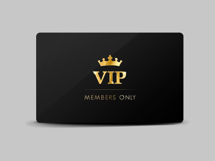 Вектор премиум-золотая vip-карта с элегантным шаблоном vip-карты современная визитная карточка только для членов роскошный дизайн