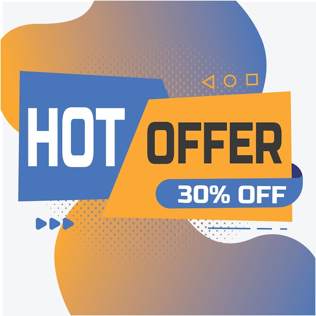 premium hot offer label vector design for product promotions discounts and more