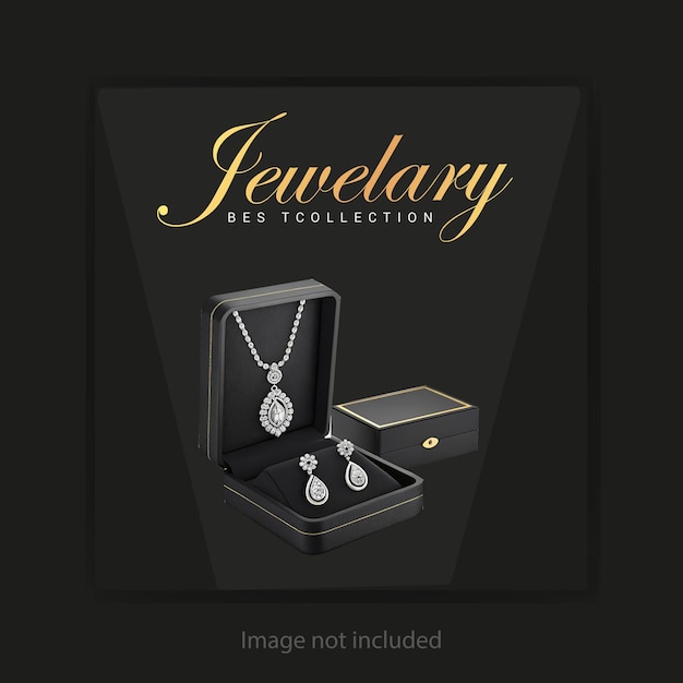 Premium Jewelry shop social media post design